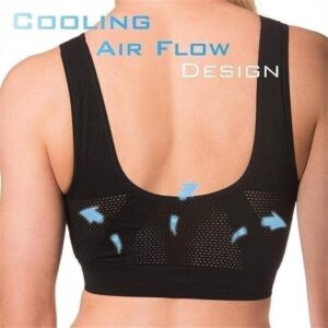 Breathable Cool Liftup Air Bra, 2024 New Sports Bra Large Size Air Bra, Comfortable Mesh Sports Bra for Women - Image 6