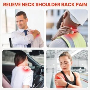 Red Light Therapy for Shoulder Pain Relife,Shoulder Heating Pad,Infrared Light Therapy for Body,Improve Joint Muscle,660nm&850nm Red Light Heated Shoulder Wrap - Image 7