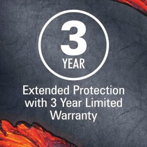 CHI Steam Iron for Clothes with 8’ Retractable Cord, 1700 Watts, 3-Way Auto Shutoff, 400+ Holes, Professional Grade, Temperature Control Dial, Lava Infused Ceramic Soleplate, Black (13113) - Image 7