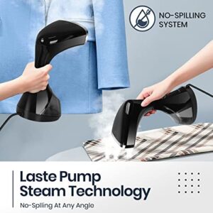 Steamer Iron for Clothes 1800W, Zorslesy Fast Heat Up Hand Clothing Garment Steamer, Portable Handheld Travel Fabric Steamer Plancha de Ropa a Vapor with 300ml Water Tank for Cleaning - Image 3