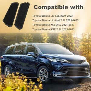 Pair HV Battery Cooling Air Intake Filter Screen, HV Battery Filter Compatible with Toyota Sienna LE Limited XLE XSE 2.5L 2021 2022 2023 Replace#: G92DH-45010 - Image 3
