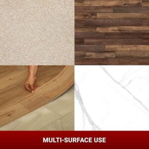 Central Vac System Carpet and Bare Floor Air Turbine Pet Care Attachment Set for Cleaning Home, Includes 30FT Crushproof Hose, Air turbine and Soft-Bristle Brush, Crevice Tool, Wand & Mesh Storage Bag - Image 4