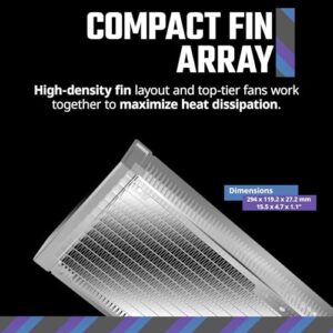 Cooler Master 360 Core II White AIO CPU Liquid Cooler, R9|U9|i9, Dual Chamber G9R Pump, Infinity Mirror aRGB, 400mm Tubing, 360mm Radiator, 120mm PWM Fan, AMD Ryzen AM5|4, Intel LGA 1851|1700 Platform - Image 10