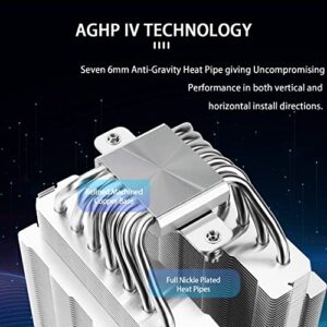 Thermalright Phantom Spirit 120SE CPU Air Cooler, 7 Heat Pipes CPU Cooler,Dual 120mm TL-C12B V2 PWM Fans, AGHP 4.0 Technilogy,S-FDB Bearing, for AM4/AM5/Intel lga1851/1700/1150/1151/1200, PC Cooling - Image 2