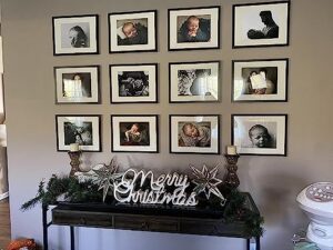 upsimples 11x14 Picture Frame Set of 5, Display Pictures 8x10 with Mat or 11x14 Without Mat, Wall Gallery Photo Frames, Black - Image 7