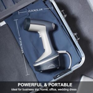 YIKA Steamer for Clothes, 2 Modes Steam Iron Garment & Fabric Wrinkle Remover, 30-Second Fast Heat Up, 300ml Detachable Water Tank, 25 Minutes Continuous Steam for Home, Office and Travel - Image 6