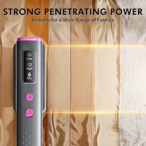 Travel Steamer for Clothes - Dual Voltage 100V-240V Handheld Steamer & Iron 2 in 1, LED Display, 15s Heat Up, 150ml Large Water Tank, Travel Size Perfect for Global & Europe Travel - Image 8