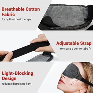 DR.PREPARE Heated Eye Mask, USB Eye Mask for Dry Eyes with Temperature & Timer Control, Earplugs, Warm Eye Compress Heating Pad for Sleep, Dry Eyes, Blepharitis, Dark Circles, MGD and Puffy Eyes - Image 5