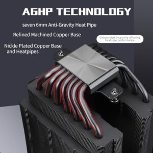 Thermalright Phantom Spirit 120 EVO CPU Air Cooler, 7 Heat Pipes CPU Cooler,Dual 120mm TL-K12 PWM Fans, AGHP 4.0 Technilogy, for AM4 /AM5/Intel 1851/1700/1150/1151/1200, PC Cooling - Image 2