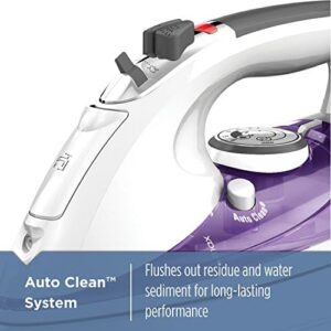 BLACK+DECKER IR1350S Professional Steam Iron with Stainless Steel Soleplate and Extra-Long Cord, Purple - Image 6