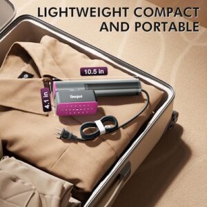 Travel Steamer for Clothes - Dual Voltage 100V-240V Handheld Steamer & Iron 2 in 1, LED Display, 15s Heat Up, 150ml Large Water Tank, Travel Size Perfect for Global & Europe Travel - Image 9