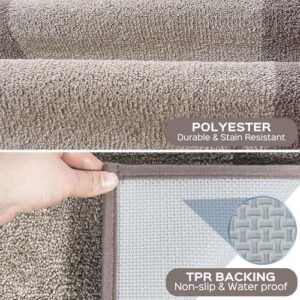 Machine Washable Kitchen Rug 24" x 67", Non Slip Kitchen Mat for Floor, Absorbent Entrance Runner Rug for Bedroom, Hallway, Bathroom, Door (Roll Packing) - Image 3