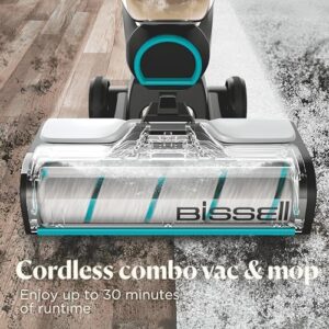 Bissell CrossWave Cordless Max Vacuum Mop All in One Wet and Dry Vac Combo Hard Floor Cleaner and Area Rugs, Cordless Mop, Pack-in Formulas Included, 2554A - Image 2